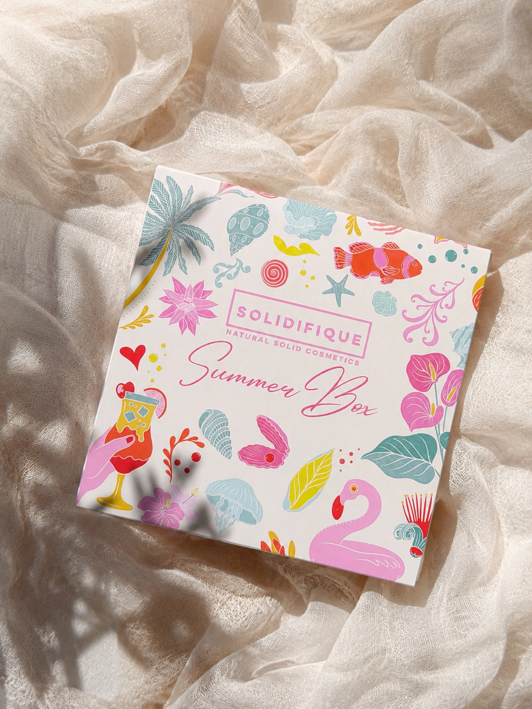 SOLIDIFIQUE Кутия с 4 мини масажни свещи SUMMER BOX